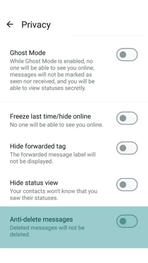 GB WhatsApp APK Download Latest Version 2026 3 Anti-Delete